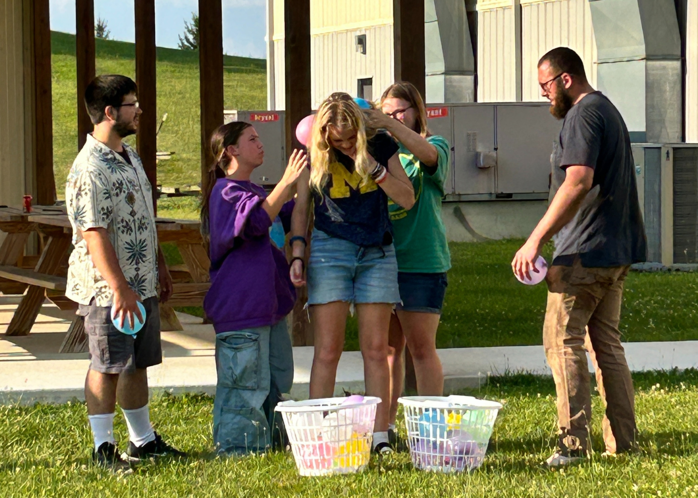 Youth babys feet on white textile